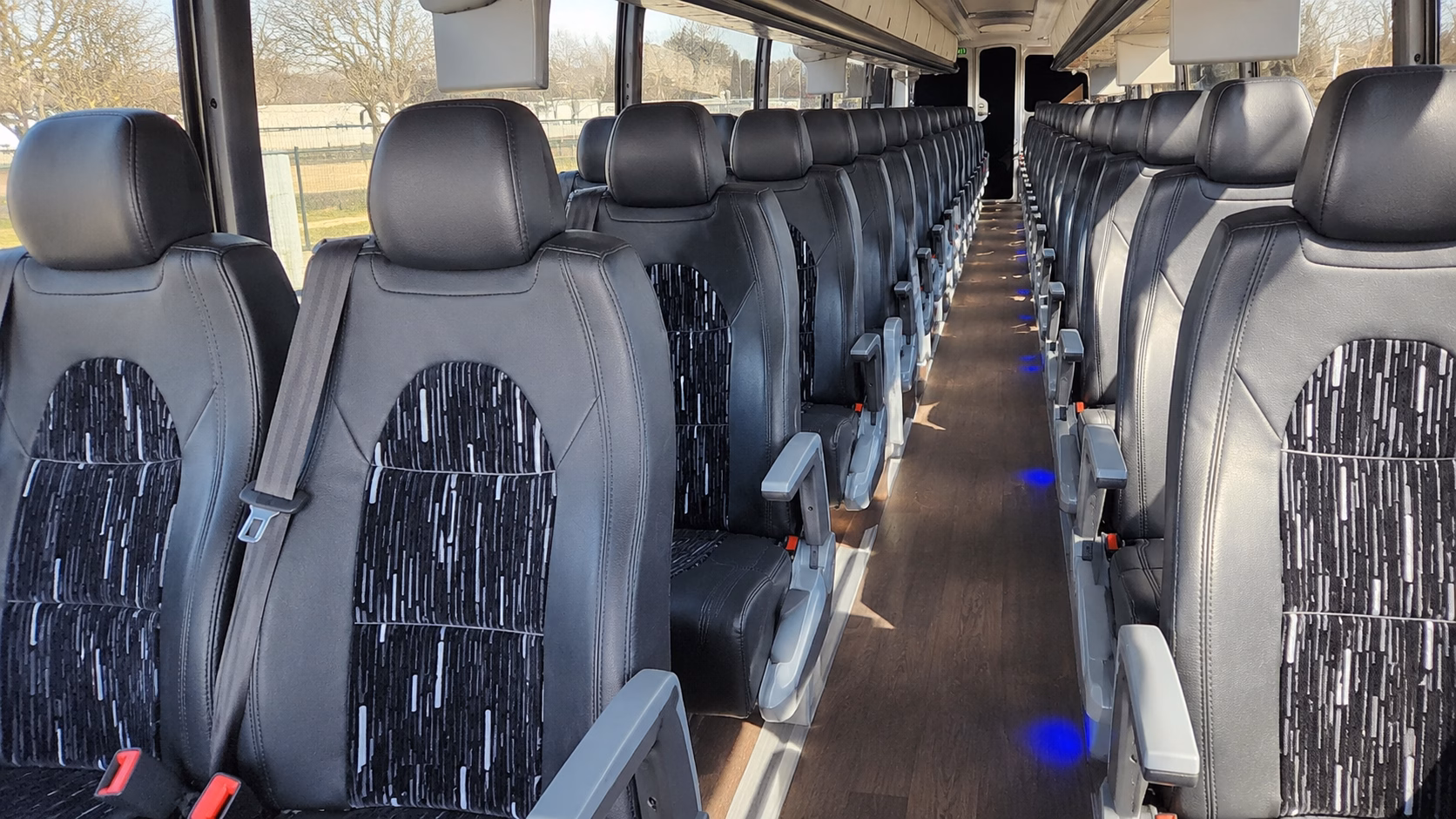 citrus heights charter bus interior